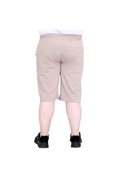 cusseli Plus Size Men's Shorts 2 Thread Piece U25504 Gray