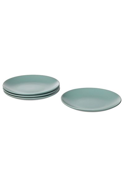 IKEA FÄRGKLAR Side Plate, Matte Light Turquoise, 20 cm