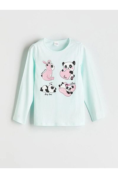 LC Waikiki Lcw Kids Crew Neck Girls Pajamas Set (W5)