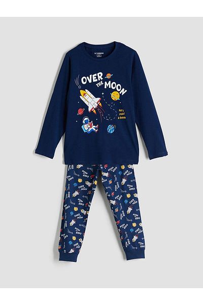 LC Waikiki Lcw Kids Crew Neck Boys Pajama Set (W5)