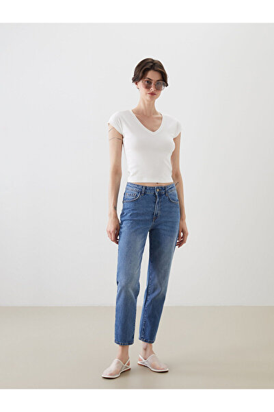 LC Waikiki Νέα Σεζόν Γυναικείο Τζιν Παντελόνι Ίσιας Γραμμής - S51952Z8