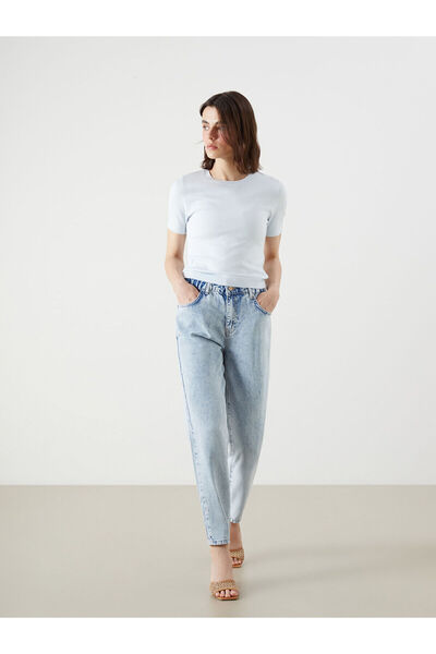 LC Waikiki Pantaloni de damă Özmarka, sezon nou, cu talie elastică, croială l...