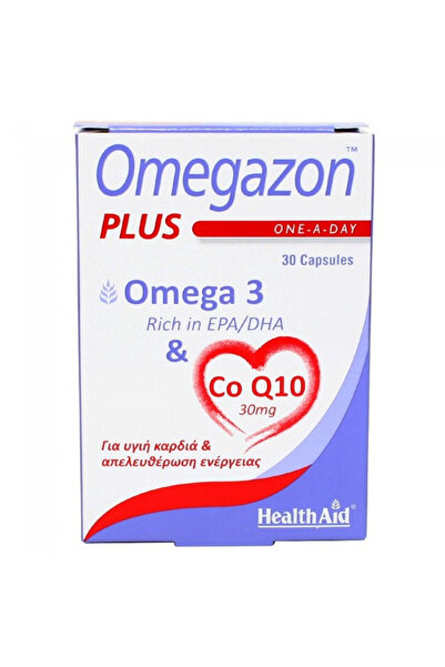 Health Aid كبسولات أوميجا زون بلس لدعم أوميجا 3، 30 كبسولة