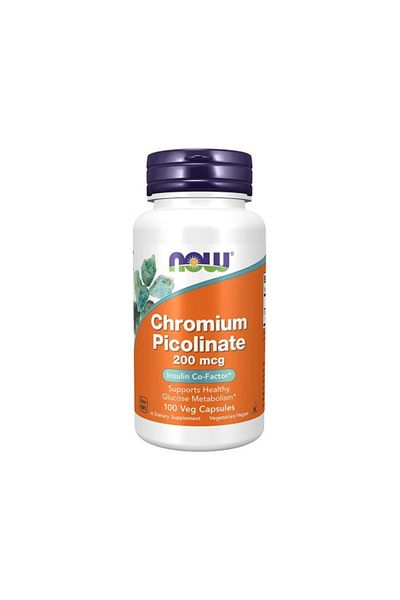 Now Chromium Picolinate 200Mcg Tablets, Health, 100S