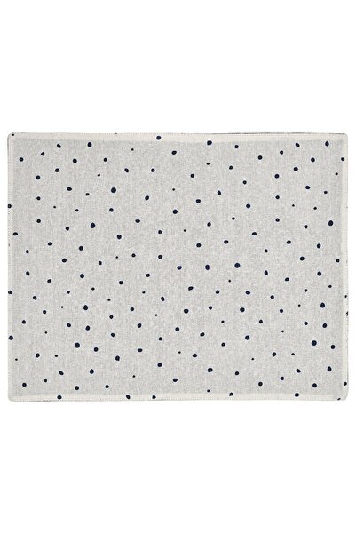IKEA NISSÖGA Placemat, White/Dark Blue, 45 x 35 cm