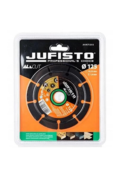jufisto Segmentový diamantový kotouč, dřevo, suché řezání, 125 mm/1,0 mm