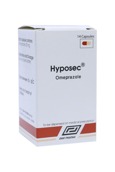Ram Pharmacutical هيبوسيك مثبط مضخة البروتون، 20 ملغ، 14 كبسولة