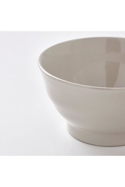 IKEA SANDSKÄDDA Bowl, Light Gray-Beige, 14 cm