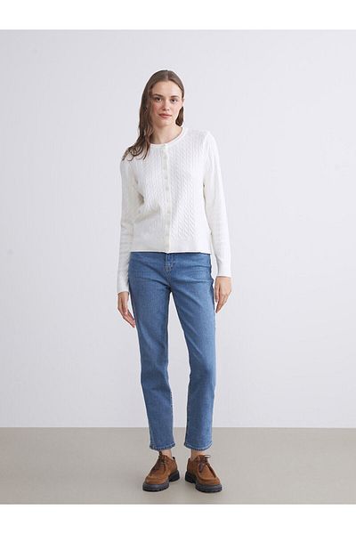LC Waikiki Γυναικείο τζιν παντελόνι Mom Fit