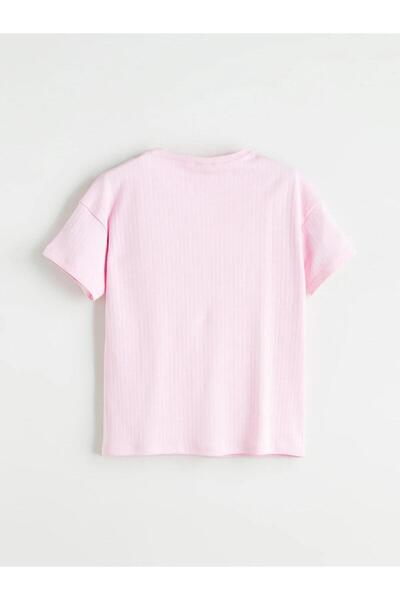 LC Waikiki LCW Kids Bisiklet Yaka Kız Çocuk Pijama Takımı (W5)