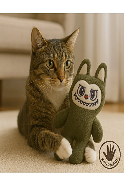 Dalipet New Playmate for Cats 38X22 cm Huge Labubu Toy Sleeping Companion