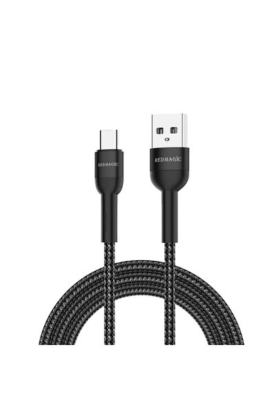 GENERAL Red Magic USB Type-C Cable - Cut-Resistant Fabric and Fast Charging Support