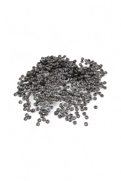 Serhat Aksesuar ve El İşçilik ترتر مقوس رمادي غامق (30 جرام 300 قطعة)