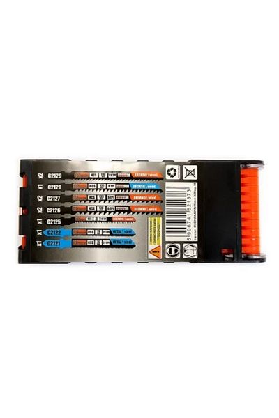 richmann exclusive Lamă, ferăstrău, ferăstrău pendular, pentru lemn și metal, HCS și HSS, set de 10 Richmann Exclusive