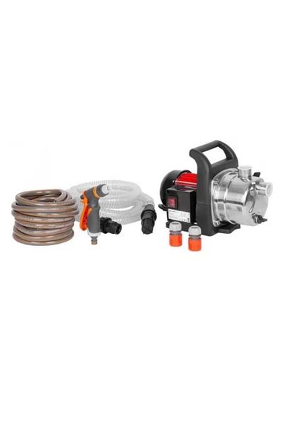 Strend Pro Pompă de grădină pentru apă curată, ploaie, cu clor, 1000 W, cu accesorii, Strend Pro