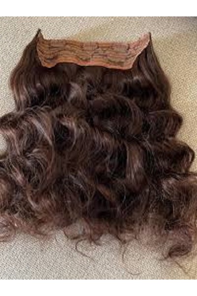 Generic قطعه وحده كلبسات لزياده كثافه الشعر ويفي بني