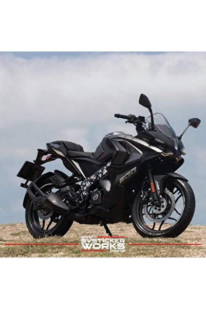 ARONA Cfmoto 250NK Sticker Orta Şase Şimşek Yıldırım Sticker Deseni Dekor Sti...