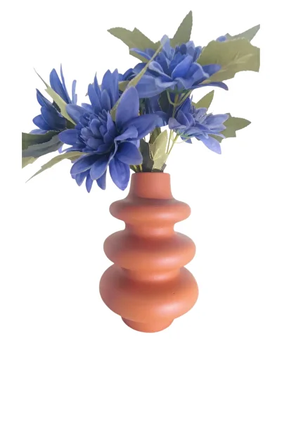 BASSDEKOR Concrete - Nordic Vase - Large - Terracotta