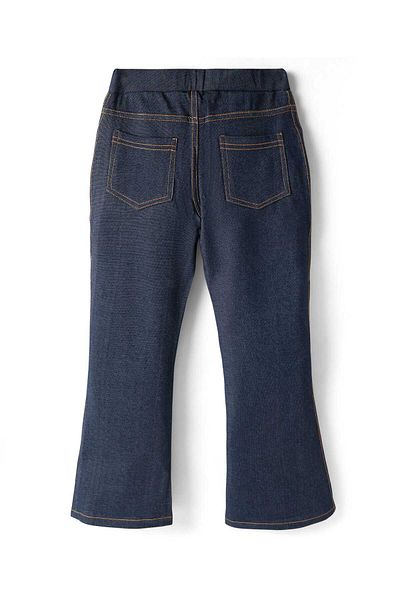 Honeyhap Premium Cotton Boot Cut Stretchable Jeggings - Navy Blue