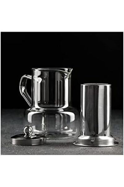 Generic Heat Resistant Glass Teapot with Strainer and Lid 25.36 oz