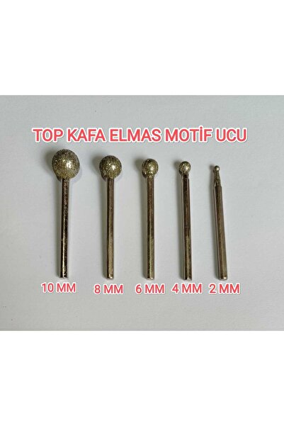 renova art Top Kafa Elmas Motif Ucu – Su Kabağı ve Ahşap Oyma İçin Profesyone...