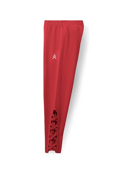 Pine kids Pine Kids Stretchable Leggings with Logo Detailing - Red