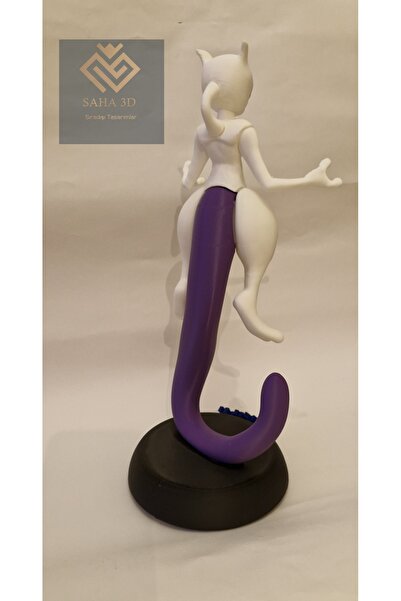 SAHAA MEWTWO (32 cm) stantlı Figür Pokemon
