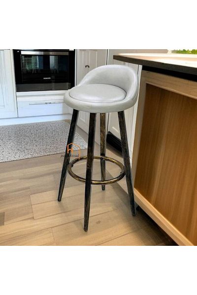 Al Saada Home Bar Chair - 105 x 60 x 60 cm - Grey