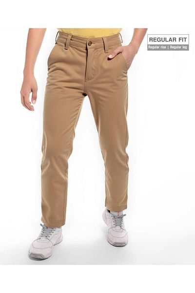 Pine kids Pine Kids Solid Trouser - Khaki