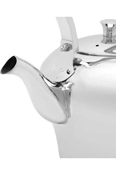 cc bin shihon Premium Stainless Steel Teapot Silver Color Heat Insulated Hospitality Use 2.0L Capacity