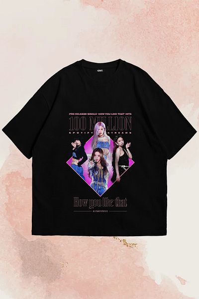 Grove Fashion Blackpink Cum îți place asta Tricou oversized unisex