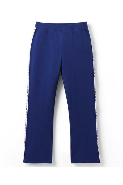 Honeyhap Premium Cotton Elastane Knit Full Length Heart Leggings Pack Of 2- Carmine Rose/ Limoges