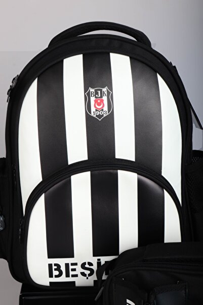 Beşiktaş "Dekomus Pocket Notebook with Gift" New Season Licensed School with Stick, 3 Compartments for Lunch and Pen