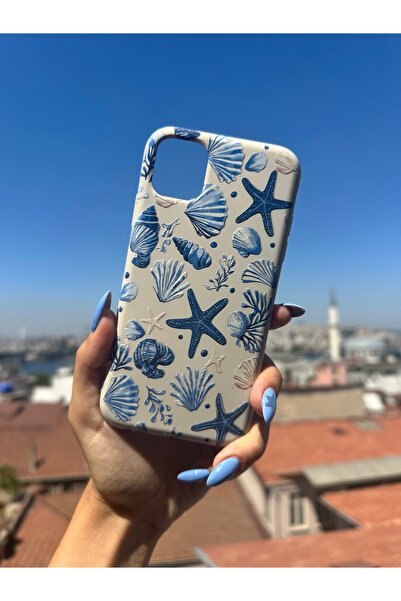 Mobildizayn SAMSUNG A05 Uyumlu Mavi Deniz Yıldızı Desenli Telefon Kılıfı