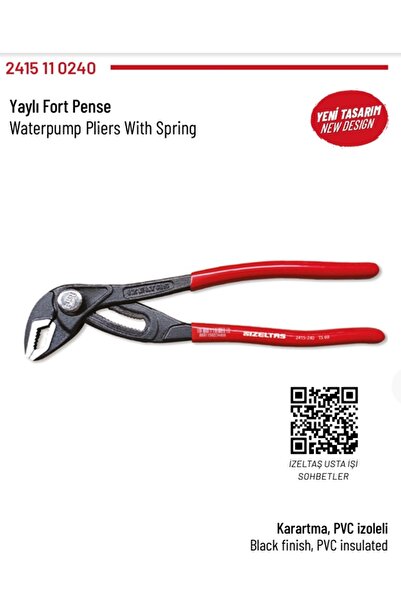 İzeltaş Papağan (Fort) Pense Yaylı 240mm