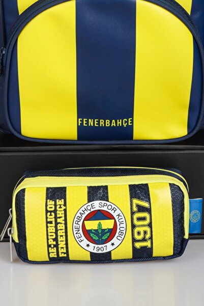 Fenerbahçe "Dekomus Pocket Notebook with Gift" New Season Licensed School Bag and Pen Bag with Stick