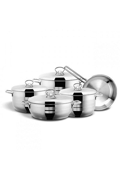 Mister Mastercook Turkish BA1900 9-piece 18/10 stainless steel cookware set