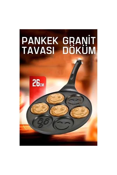 RBY Bx Pancake Pan Granite Casting Emoji