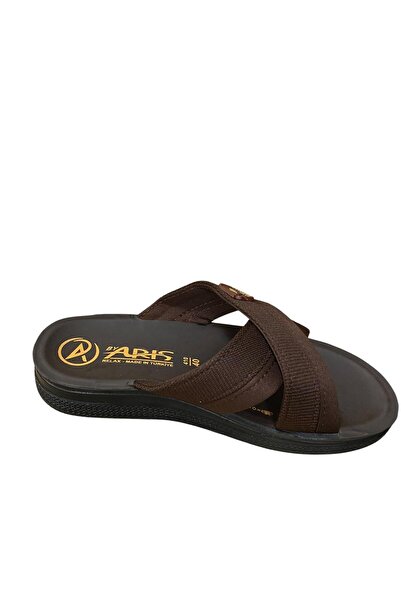 BY ARİS Men's Thick Sole Knitwear Slippers