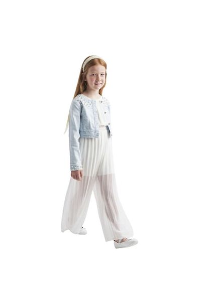 Sarabanda I Do - Girl's Veil Jumpsuit, Cream, 152-164 cm