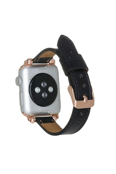 PLM سوار جلدي متوافق مع ساعة Apple مقاس 38-40-41 ملم Ferro RST1