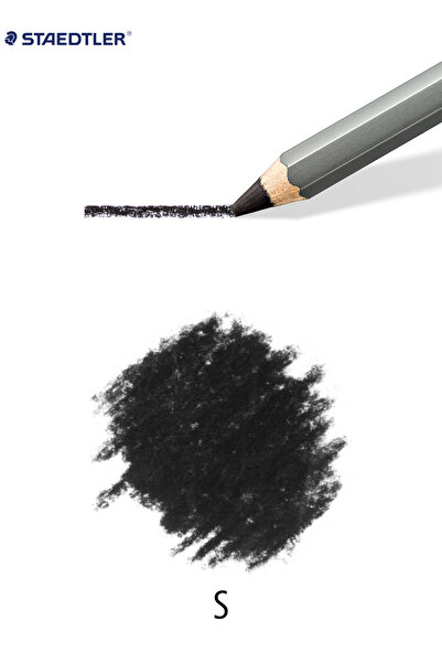 Staedtler WizDesign 100C MARS LUMOGRAPH CHARCOAL FÜZEN ESKİZ KÖMÜR KALEMİ 12'...