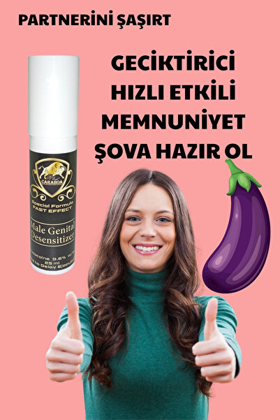 Genel Markalar Caraboa Sprey 25ml Long Spray For Men