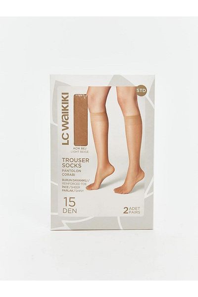 LC Waikiki Lcw Dream 15 Denier Women's Knee High Socks 2 Pack (W5)