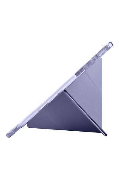 kılıffuarı Lenovo Tab Pro 12.7 Case Tri Folding Silicone with Pen Compartment Foldable Stand Pu Leather Soft
