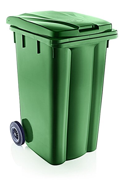 figanlar ambalaj BÜYÜK BOY HACİM 240 Lt Bahçe Çöp Konteyner YEŞİL RENK kapı önü çöp kovası