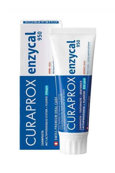 Curaprox معجون أسنان إنزيكال 950، 75 مل