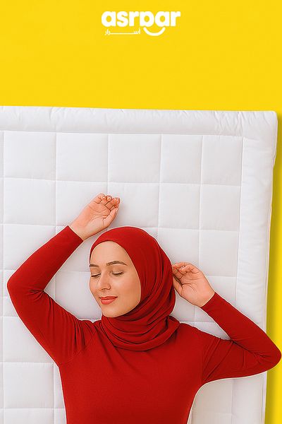 Asraar مجموعة باكيج دريم، 3 قطع | غطاء مرتبة 14 سم، وسادتان رئيسيتان 75×50 سم