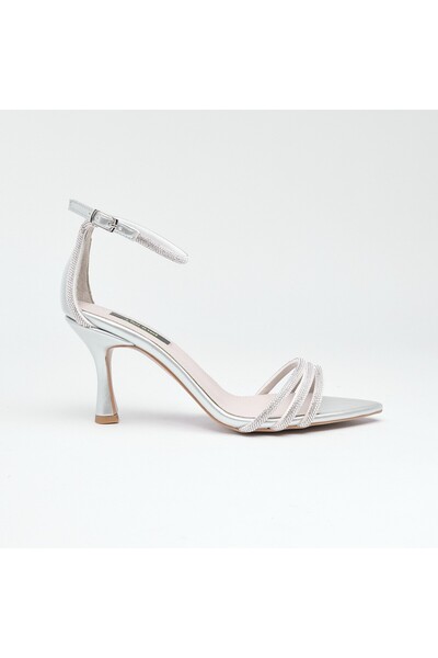 derinet Taşlı Topuklu Kadın Ayakkabı