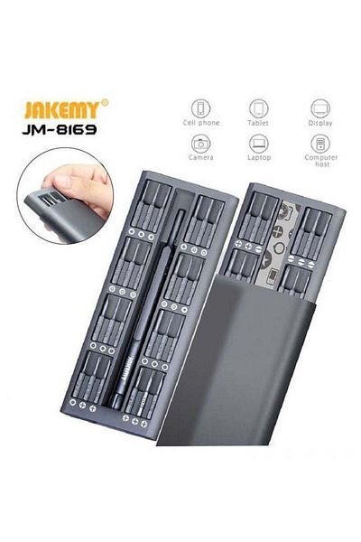 Jakemy مجموعة مفكات براغي دقيقة متعددة الأغراض JM-8169، 48 قطعة في 1